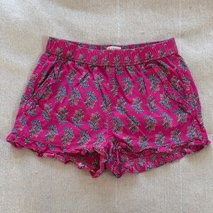 J. Crew Kids Floral Pink Shorts size 8